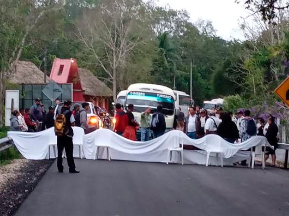 Bloquean ingreso a Parque Nacional Tikal en Petén, el Gobierno tomará acciones legales 