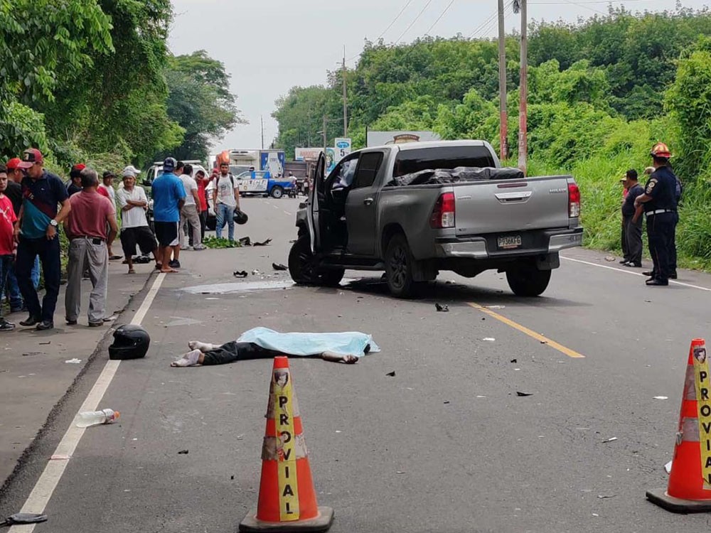 Choque mortal cobra la vida de un hombre en la ruta hacia Pajapita, San Marcos