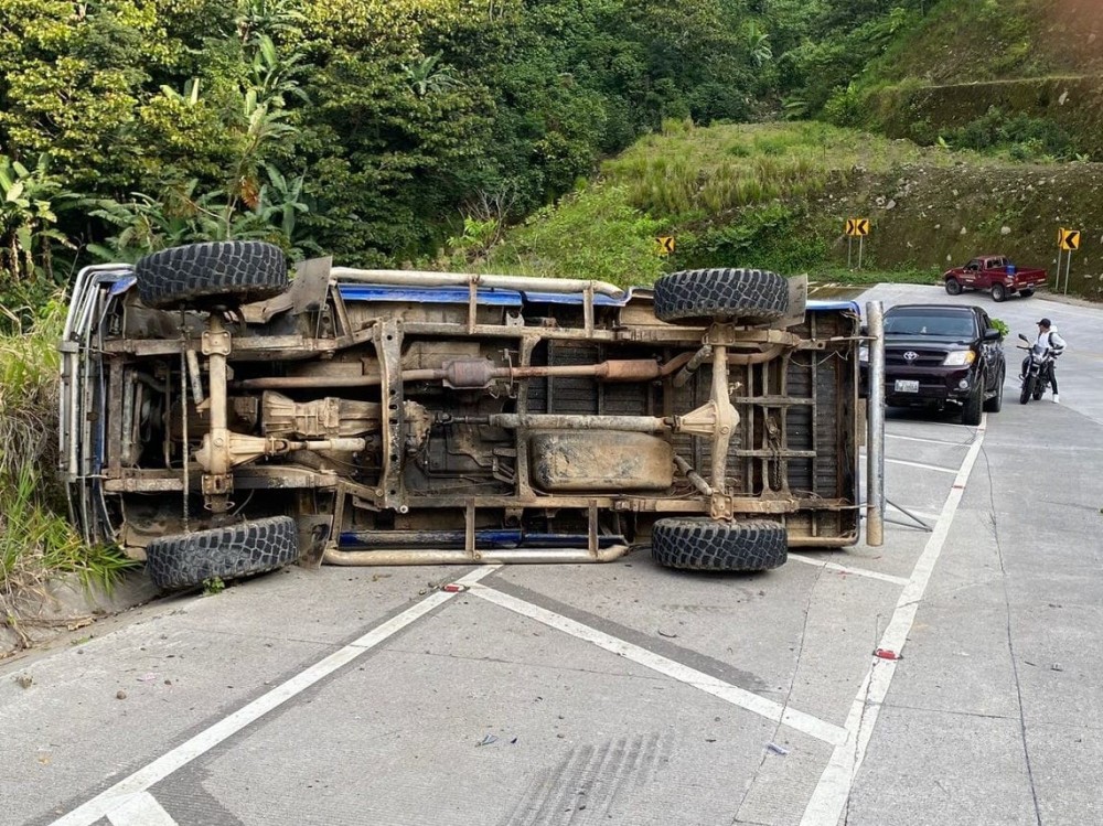 Cinco heridos en accidente de tránsito ocurrido en carretera a Tajumulco