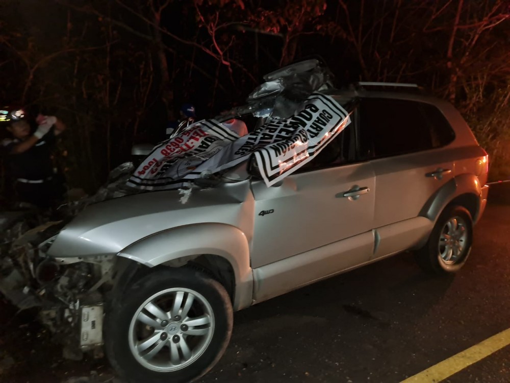 COATEPEQUE: Fallece pareja en trágico accidente de tránsito 