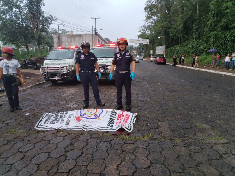 Colisión fatal: cobrador pierde la vida en Coatepeque