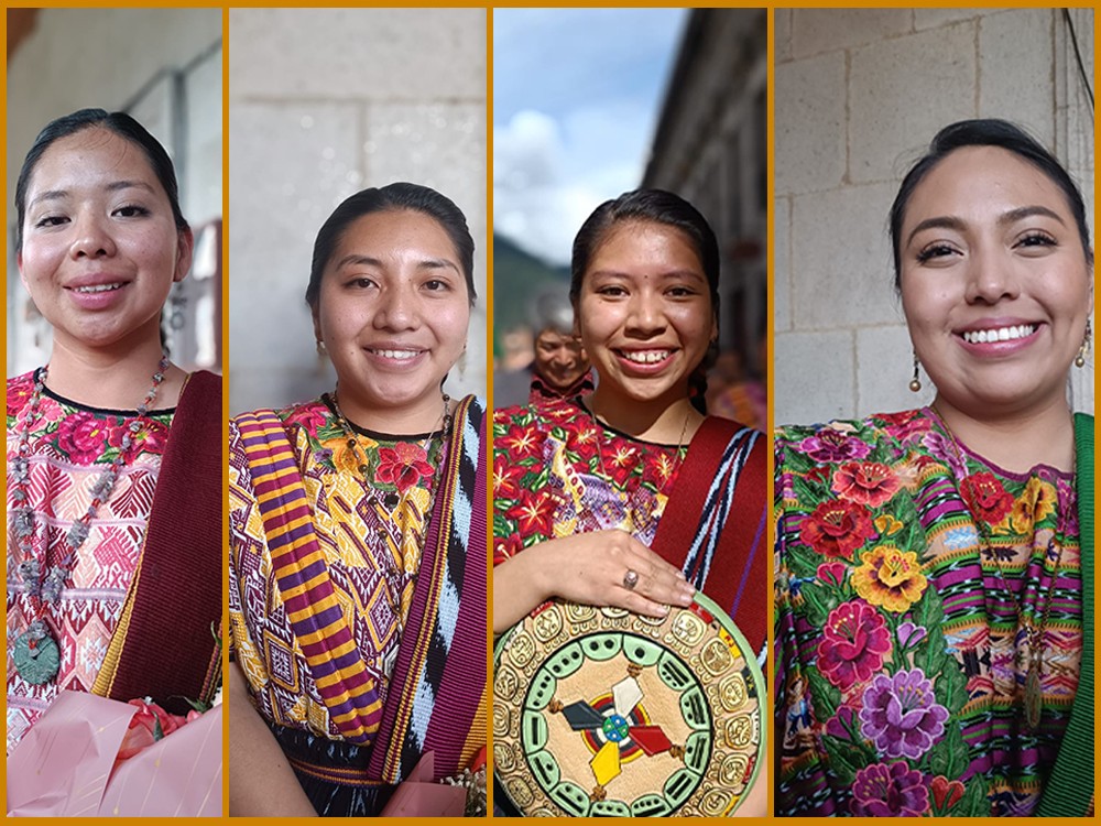 Ellas son las cuatro candidatas a para el ceremonial Umial Tinimit Re Xelajuj No'j  