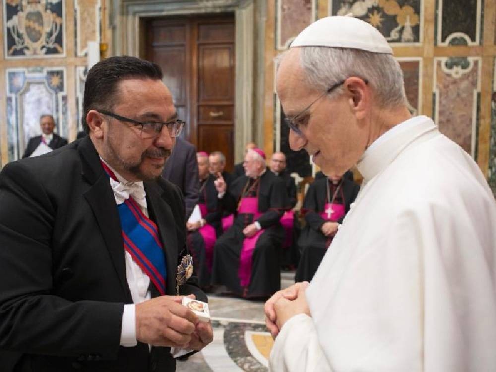 Embajada de Guatemala ante la Santa Sede participa en saludo del Papa León XIV al Cuerpo Diplomático