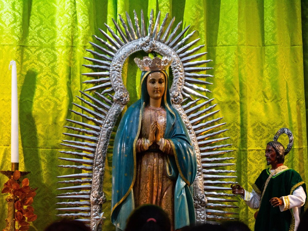 FOTOS: Feligresía católica muestra su devoción en el Día de la Virgen de Guadalupue