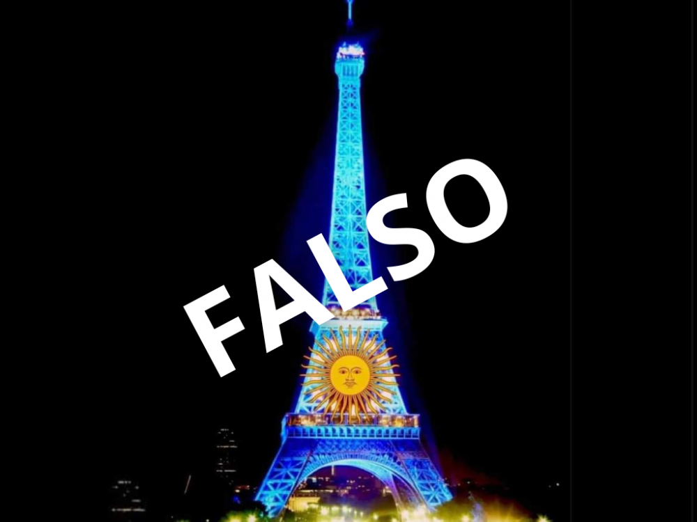 Francia no iluminó la Torre Eiffel para felicitar a Argentina por la Copa Mundial