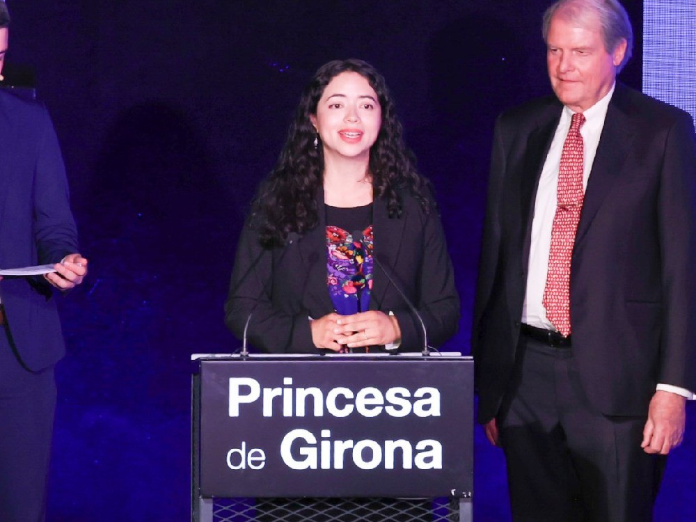 Joven científica guatemalteca ganó el Premio Princesa de Girona Internacional 2024