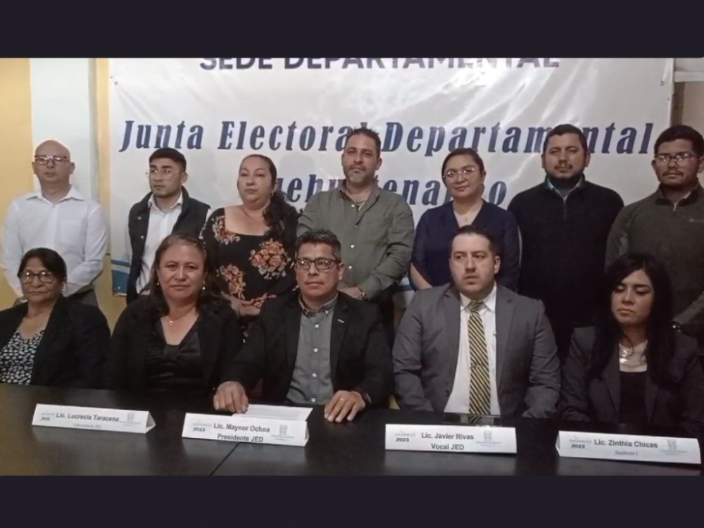 Junta Electoral Departamental de Huehuetenango rechaza acciones del MP