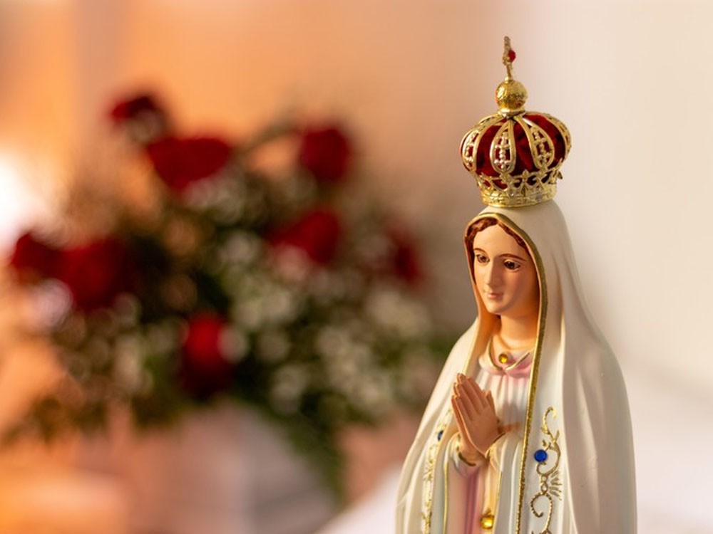 La iglesia católica celebra el Día de la Virgen de Fátima