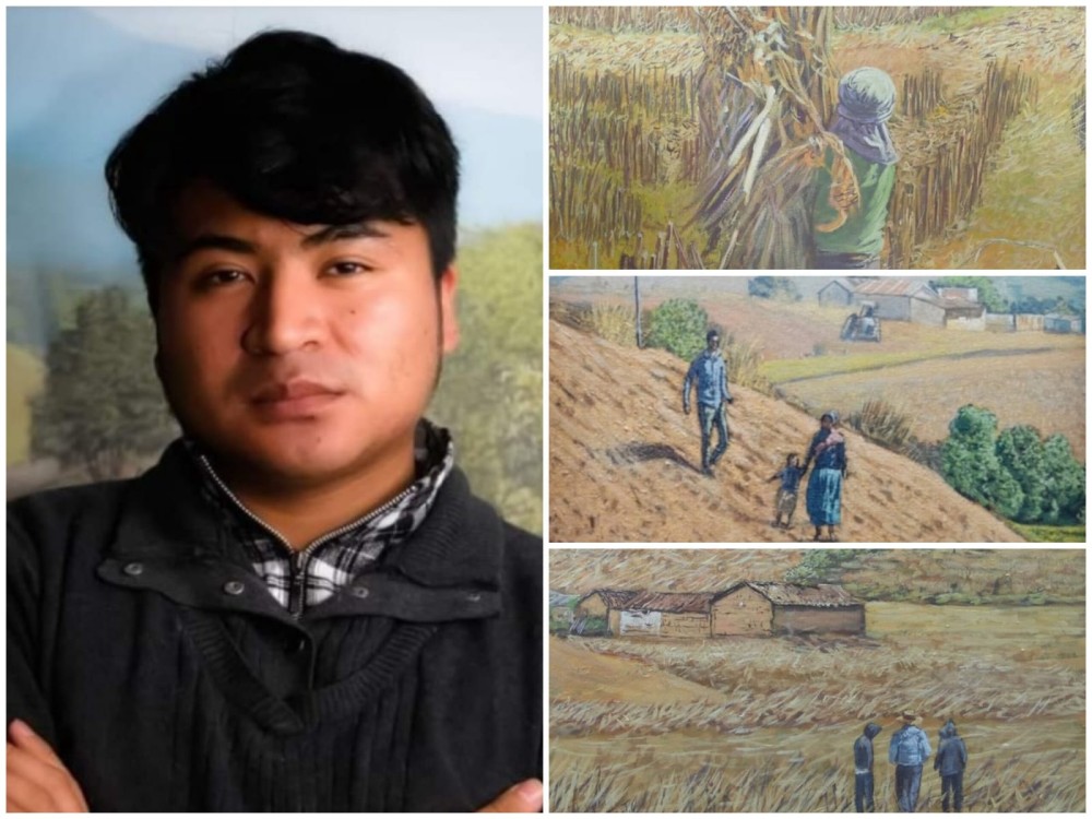 Melvin Antonio Tajiboy, un artista quetzalteco que gana espacio a nivel nacional e internacional 
