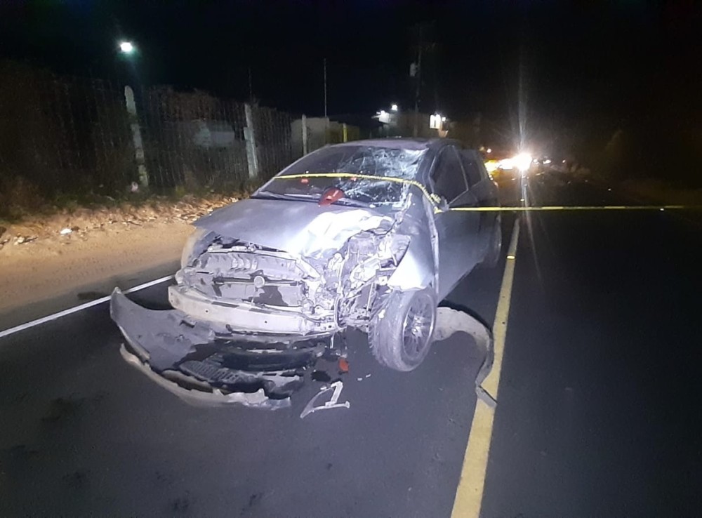 Motorista muere tras impactar contra vehículo en la ruta Cito Zarco 