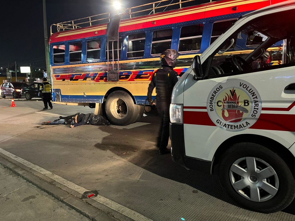 Motorista murió atropellado en la zona 7 de Xela 