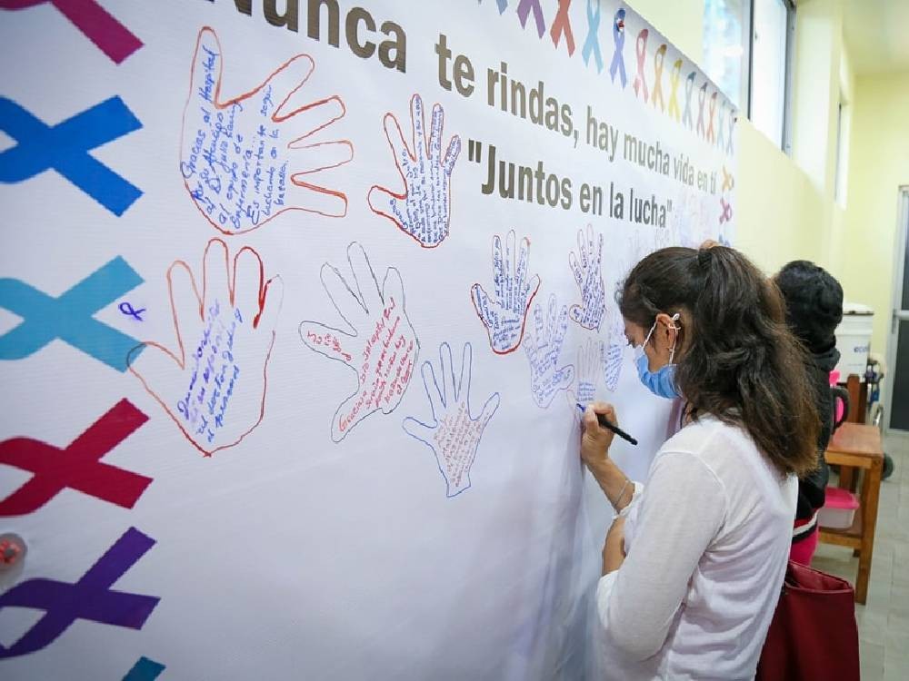 Mural de la Esperanza: un espacio de apoyo emocional para pacientes oncológicos en Quetzaltenango