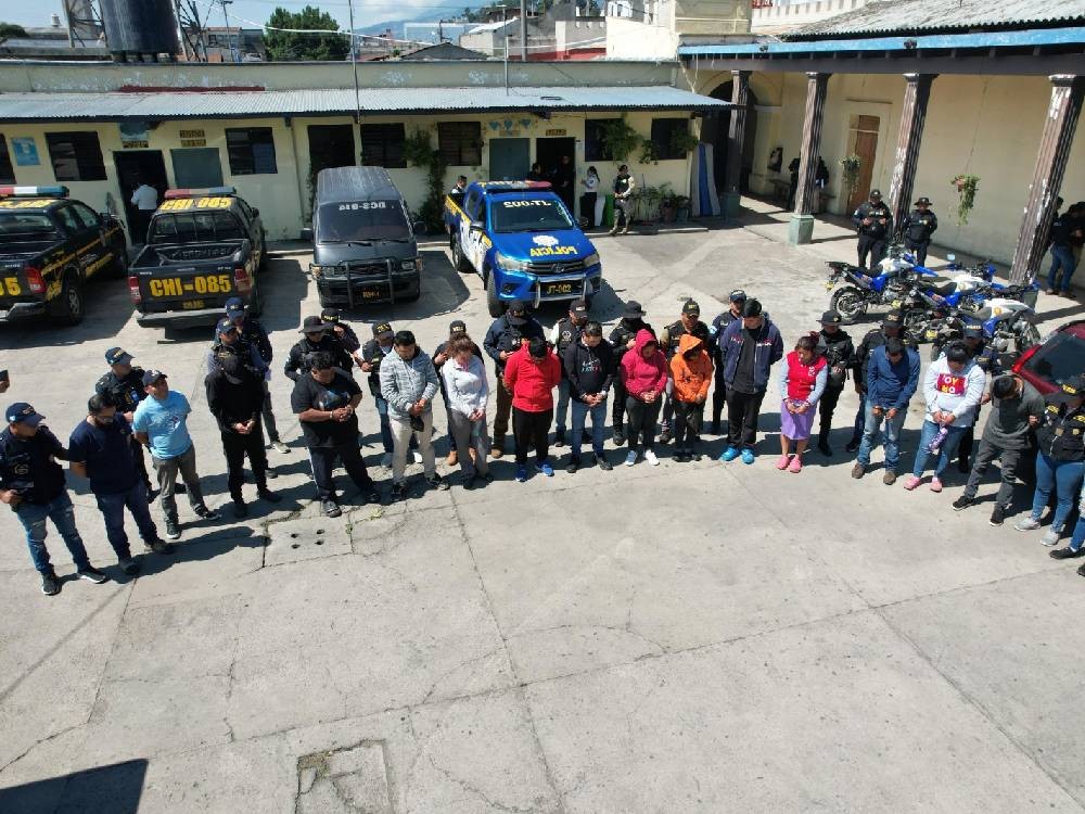 Operativo contra las extorsiones deja 61 capturados y 22 reos notificados