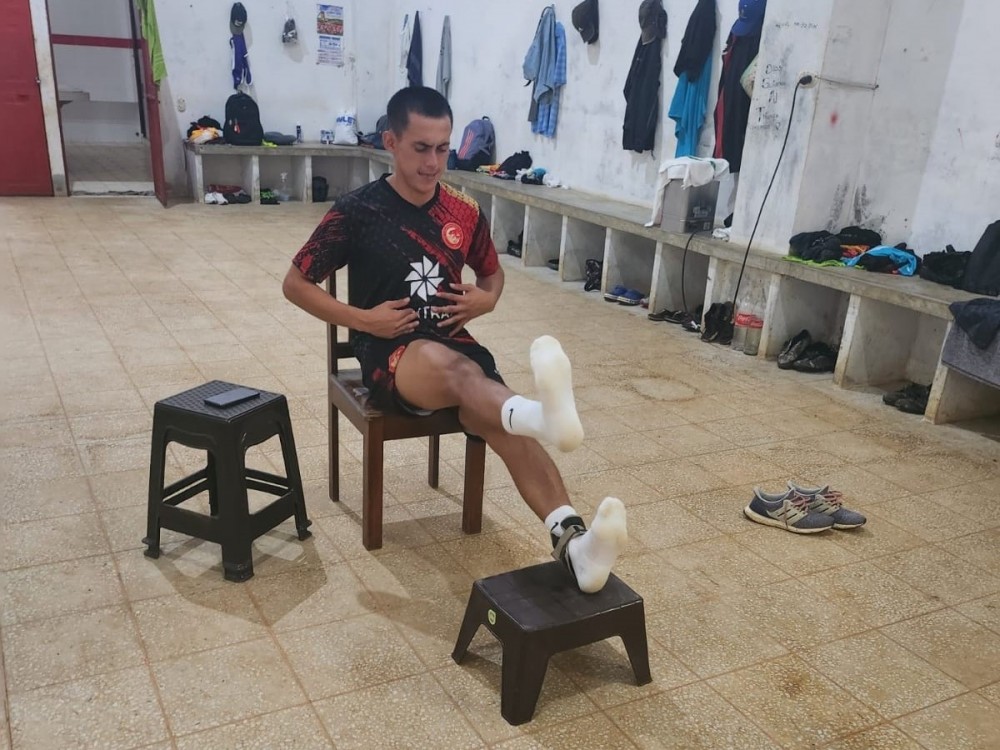 Osman Valeriano necesita cuatro semanas más para recuperarse