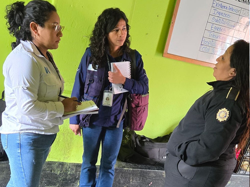 PDH evaluó situación de privadas de libertad tras incendio en preventivo 