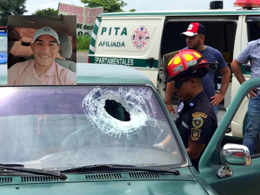 Piloto muere en ruta, tras ser impactado por una piedra 