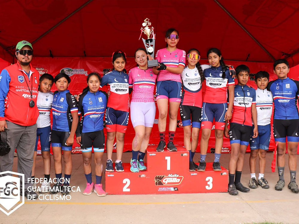 Quetzaltenango campeón de la Segunda Copa de Iniciación de Ciclismo