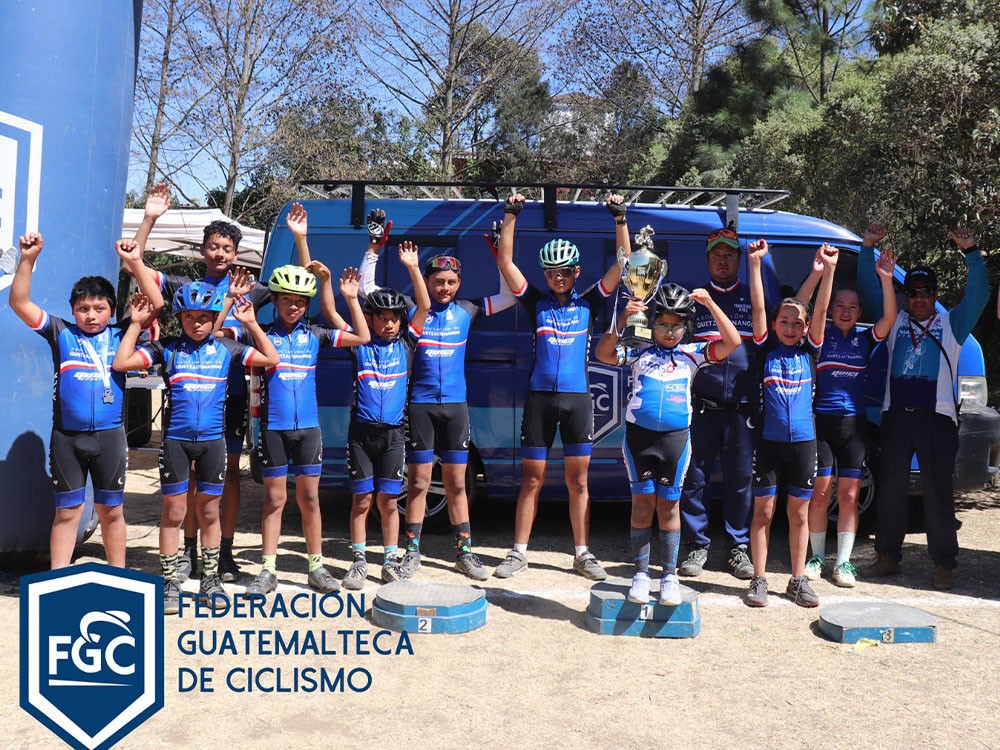 Quetzaltenango gana la primera Copa de Iniciación de Ciclismo