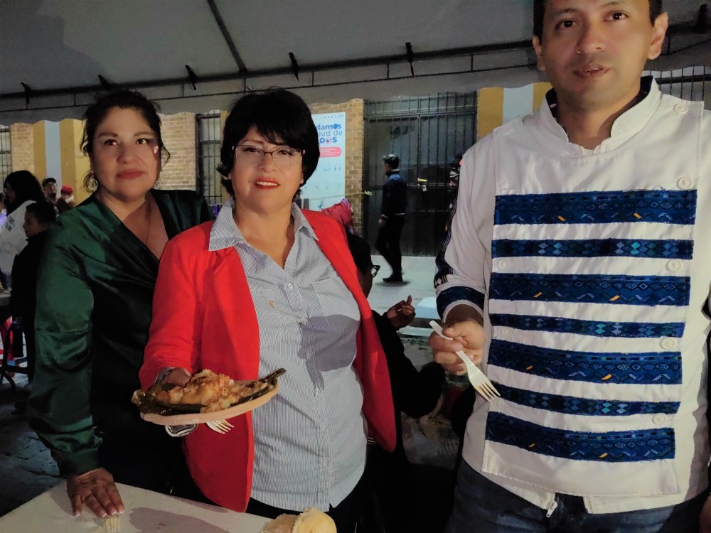 Realzan el sabor del tamal huehueteco