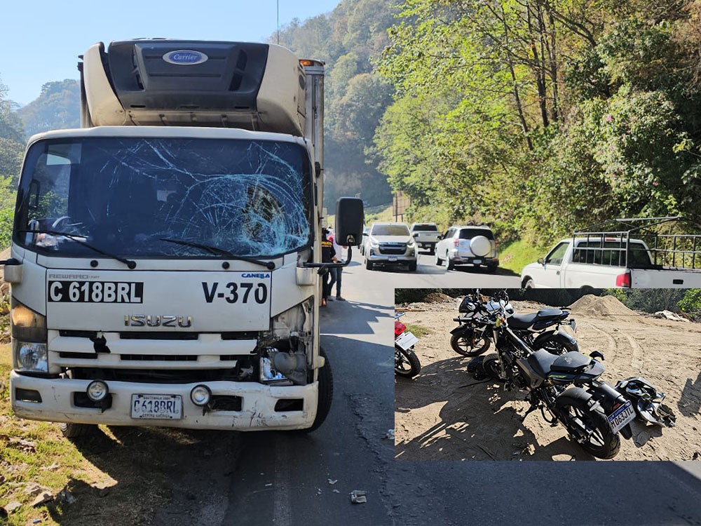 San Marcos: dos personas heridas en hecho de tránsito