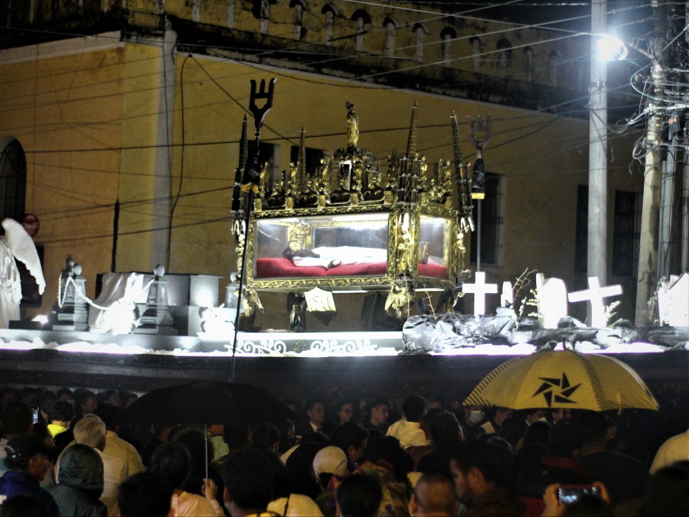 Suchitepéquez: Conmemoran aniversario de consagración de Señor Sepultado de la Paz