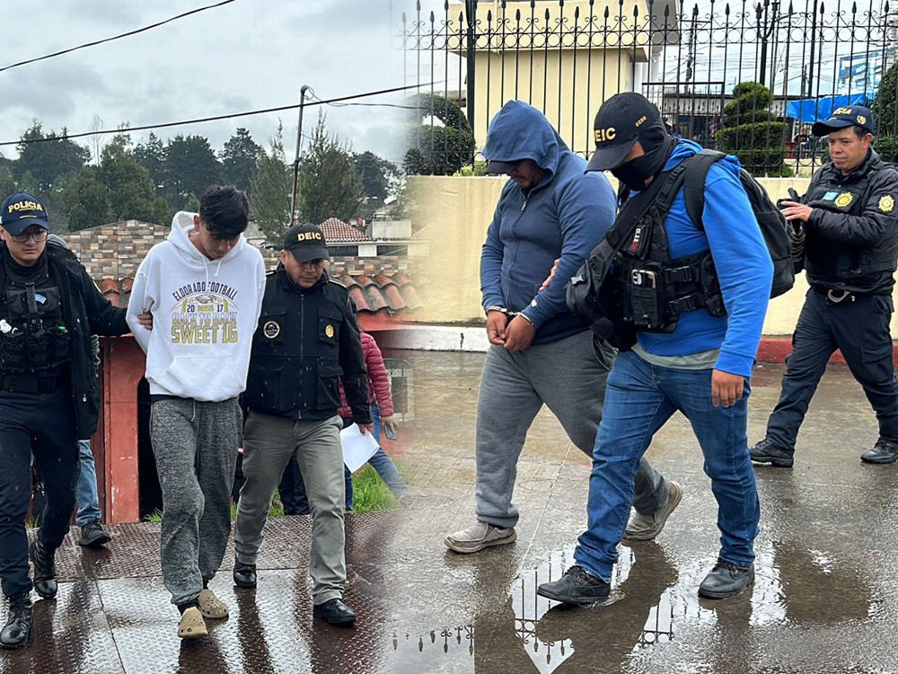 10 capturados durante allanamientos realizados en Quetzaltenango 