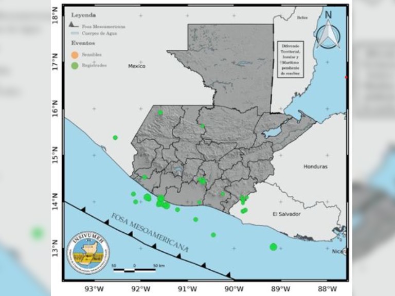 27 sismos registrados en las últimas 24 horas en el territorio nacional