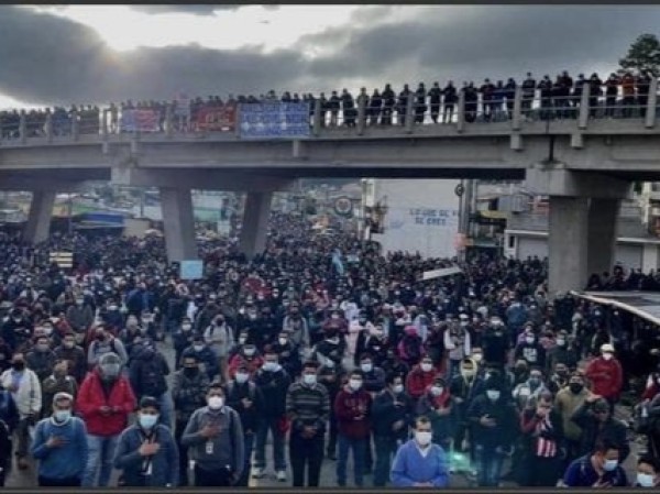 48 Cantones anuncian marcha pacífica en la capital y descartan bloqueos