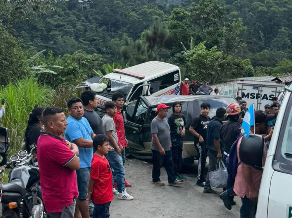 Accidente en San Marcos deja seis heridos y ambulancia afectada