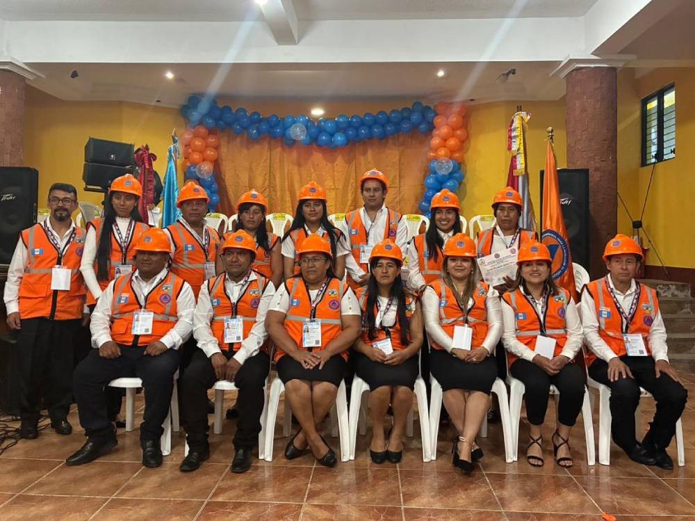 Acreditan y juramentan COLRED en aldea San Rafael Soche, San Marcos, para fortalecer la respuesta ante emergencias