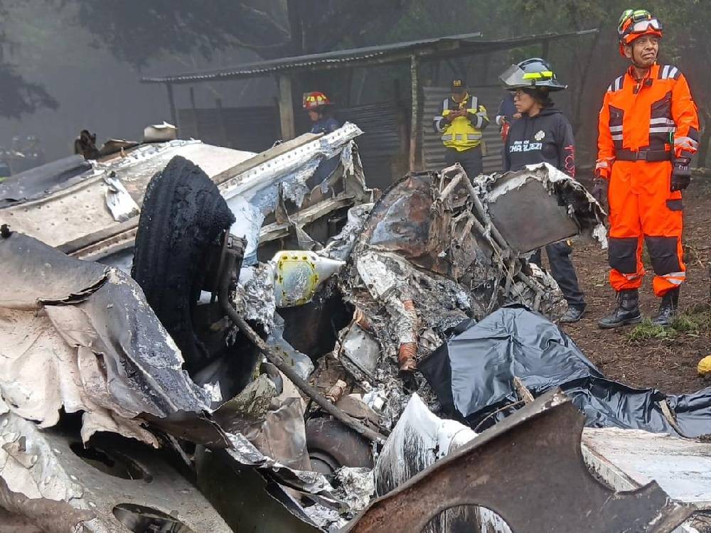 Aeronave que se precipitó a tierra se dirigía a Huehuetenango 