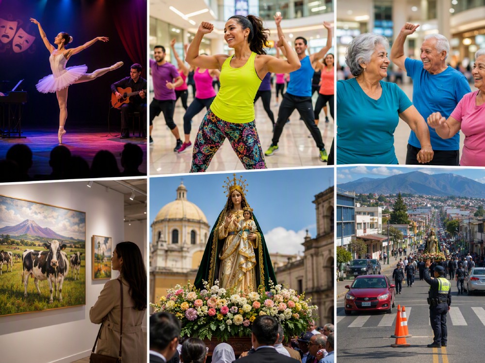 Agenda del fin de semana: actividades culturales, recreativas y religiosas en Quetzaltenango