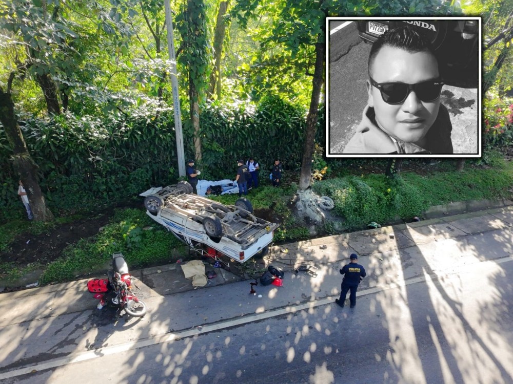 Agente de la PNC fallece en accidente de tránsito en San Antonio Suchitepéquez