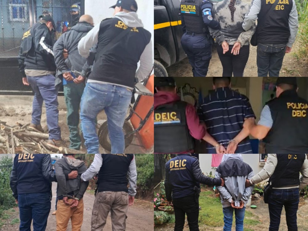 Allanamientos permiten la captura de señalados por violación y extorsión en Huehuetenango