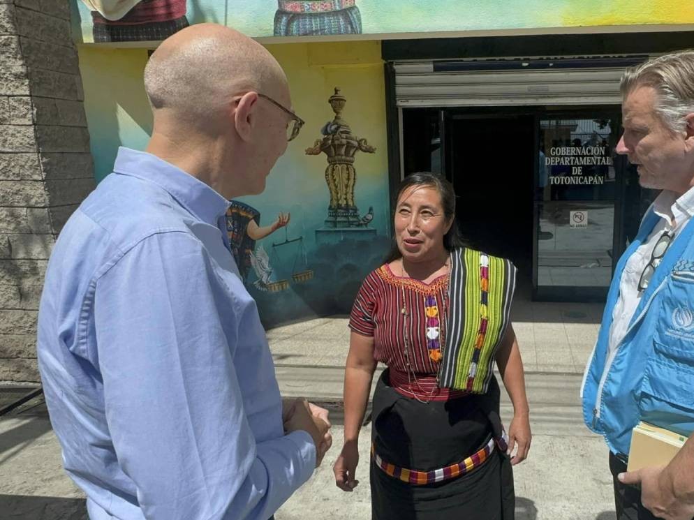Alto comisionado de la ONU para los Derechos Humanos sostuvo reunión con la gobernadora de Totonicapán