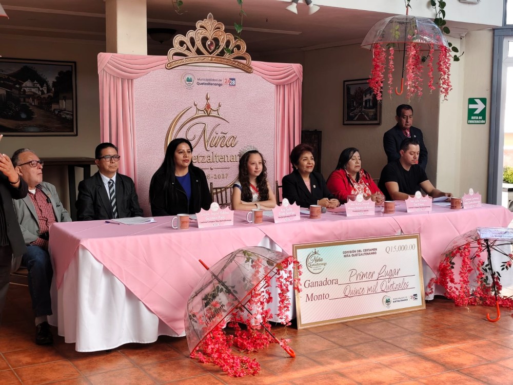 Amplían plazo de inscripción para el certamen Niña Quetzaltenango 2026-2027