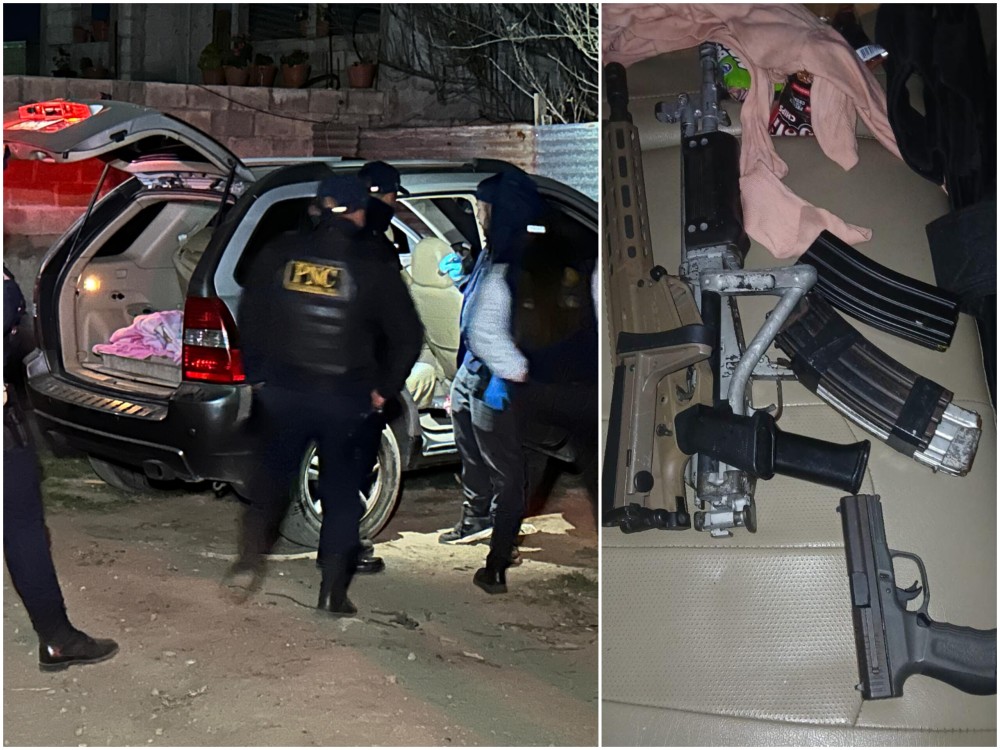 Armas localizadas en la zona 8 de Xela pueden estar asociadas a incautación realizada en la zona 3 