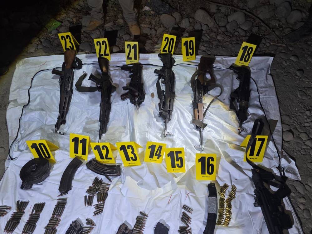 Arsenal es localizado en costales en Ayutla