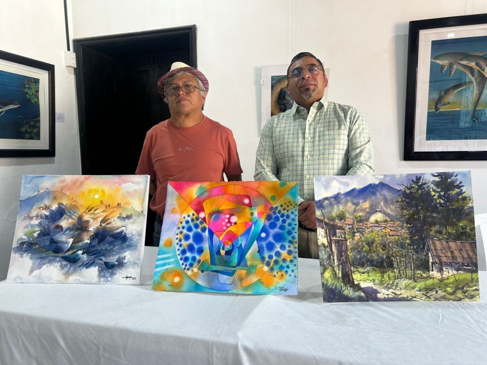 Artistas guatemaltecos participarán en el Trienal de Acuarela en Japón