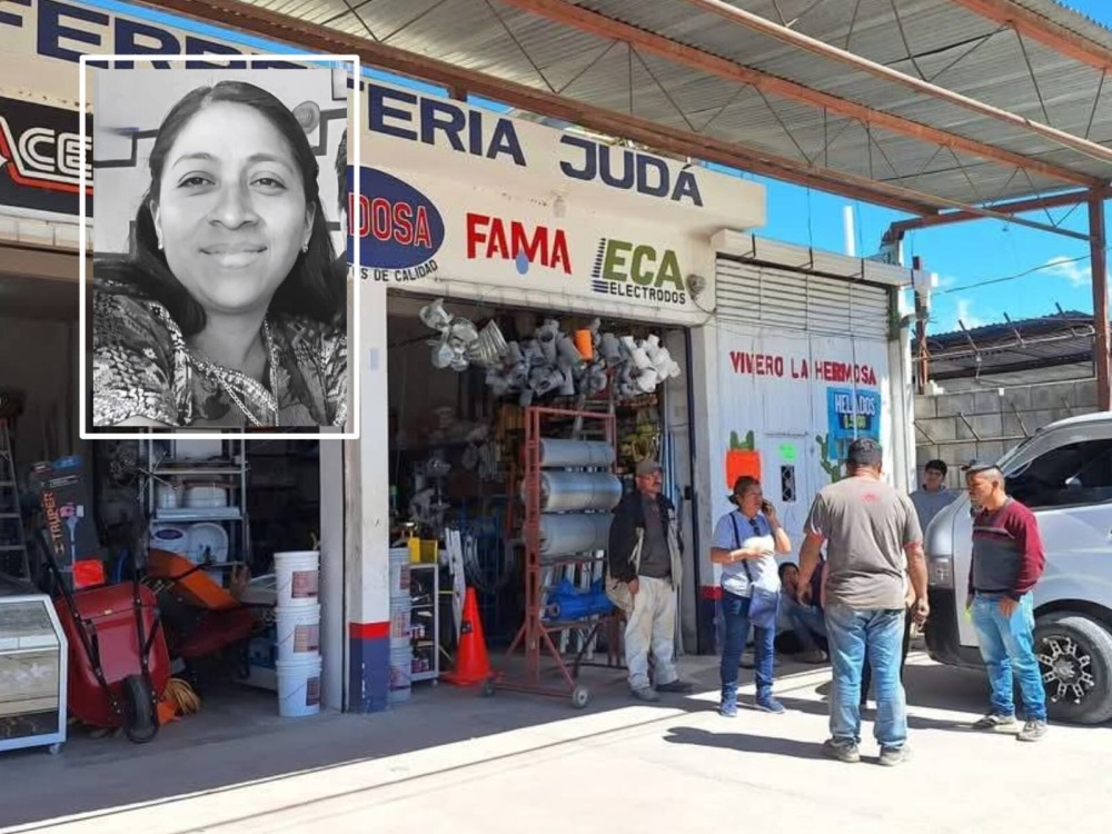 Asesinan a mujer en el interior de una ferretería