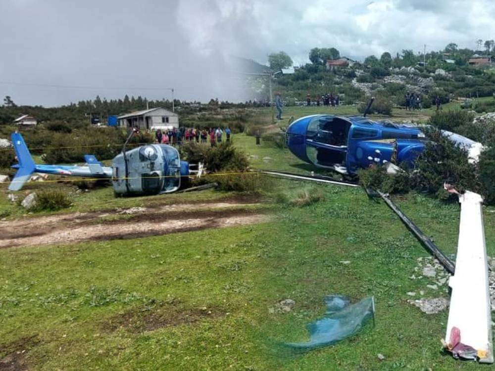 VIDEO: así ocurrió el accidente aéreo en donde resultó ileso el ministro del MEM en Huehuetenango 