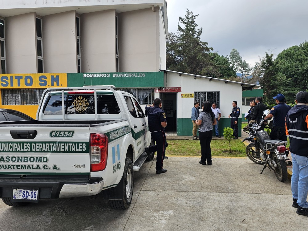 Asignan número a estación de Bomberos Municipales Departamentales de San Marcos