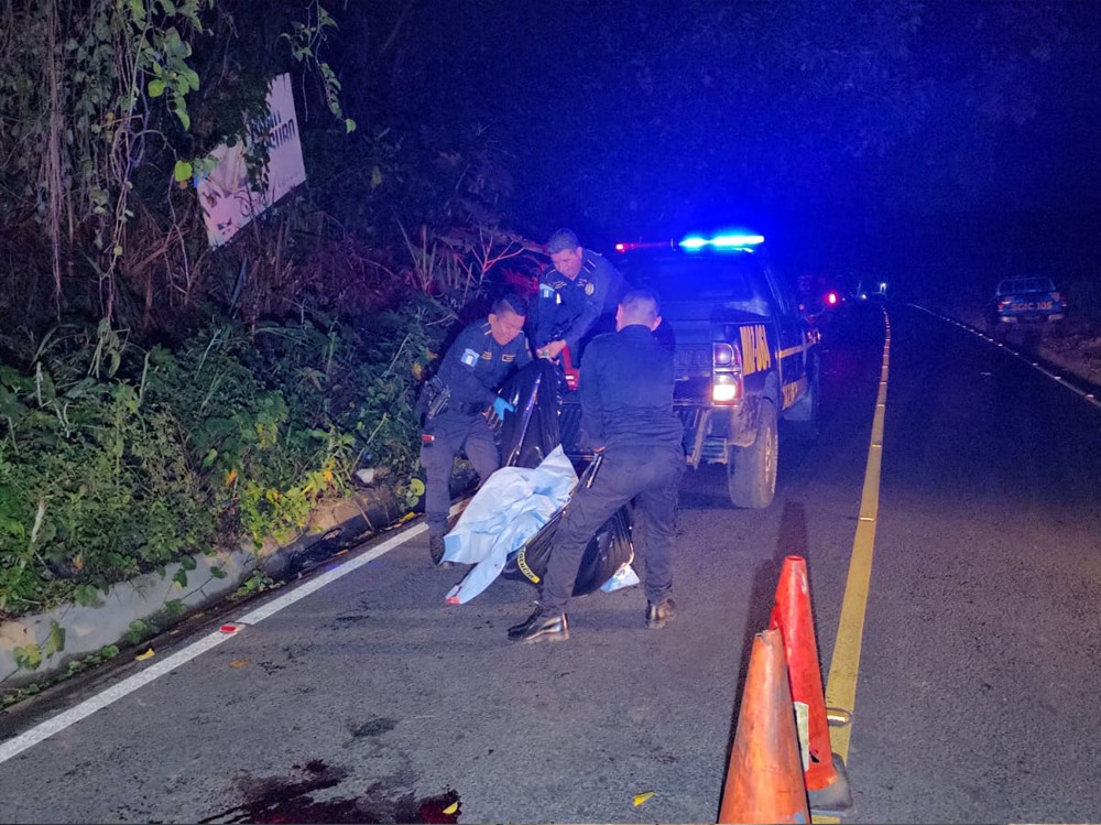 Ataque armado deja un hombre fallecido en ruta hacia Cantón Cocales, Mazatenango