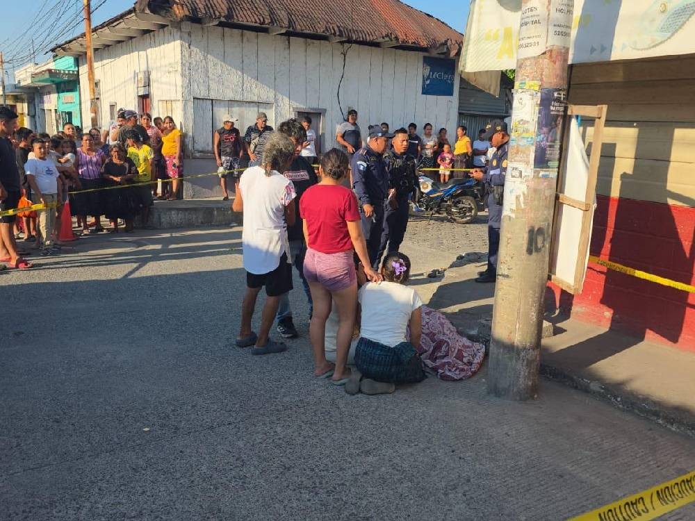 Ataque armado en San Gabriel, Suchitepéquez, deja una mujer comerciante fallecida