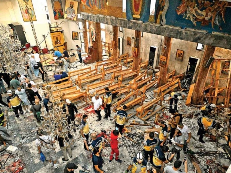 Atentado en una Iglesia cristiana en Siria deja 22 muertos y 63 heridos