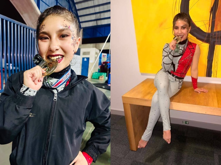 Atleta marquense destaca en evento de acrobacia aérea