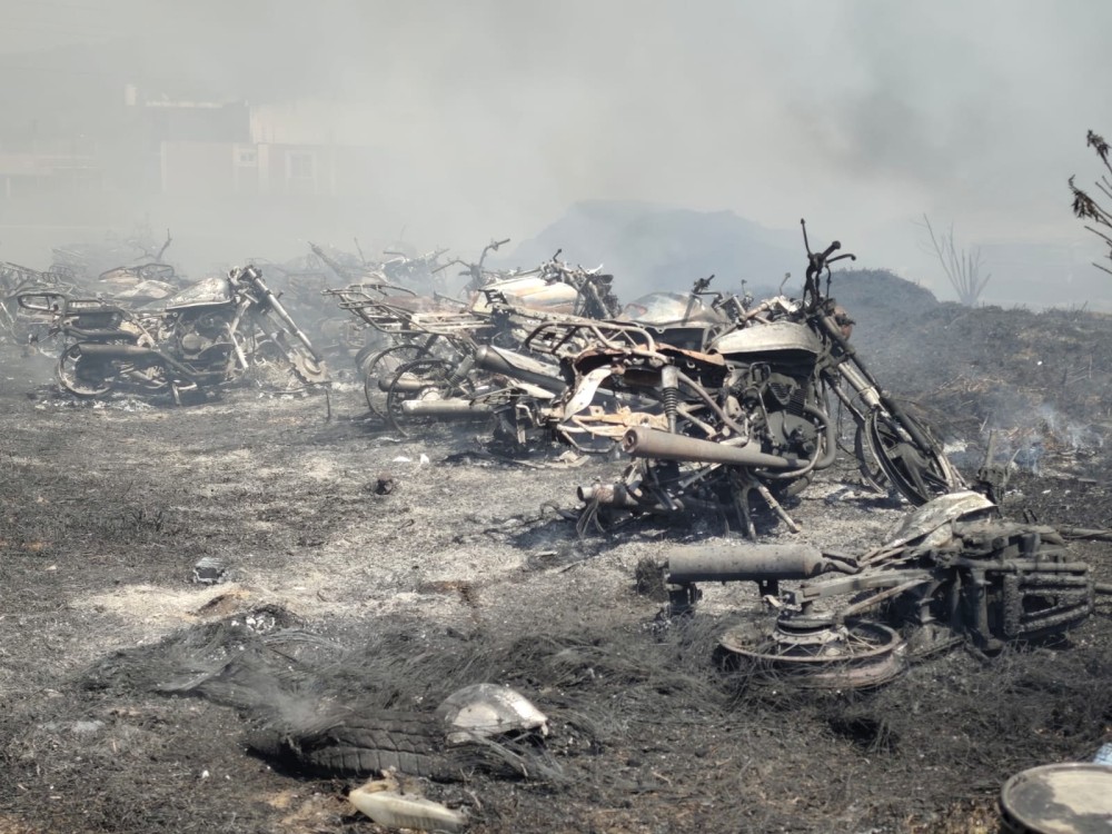 Autoridades ediles confirman denuncia e investigación por incendio en predio municipal de la zona 6