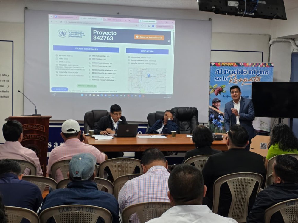 Avanza firma de convenios para proyectos ordinarios del CODEDE de San Marcos