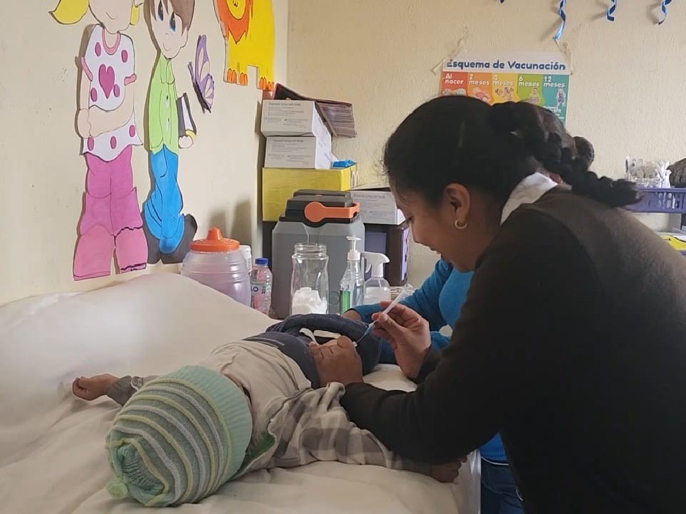 Avanza vacunación contra la polio y sarampión en municipios de San Marcos