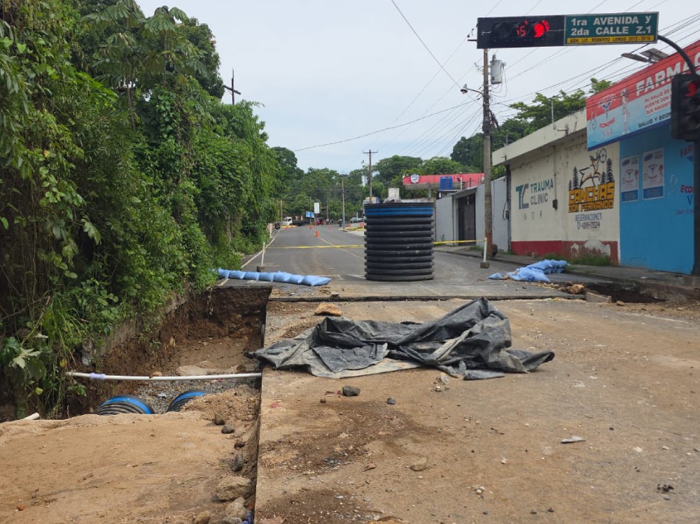 Avanzan trabajos de captación de aguas pluviales en la zona 1 de Mazatenango 